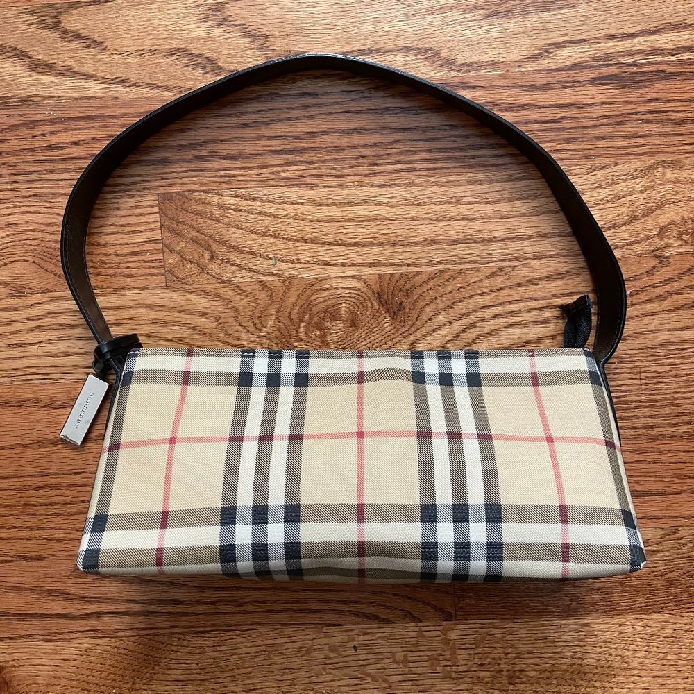 Burberry Nova Check Triangle Shoulder Bag